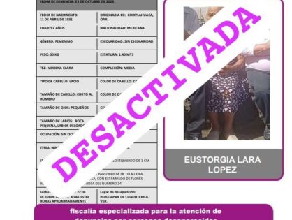 EUSTORGIA LARA LÓPEZ