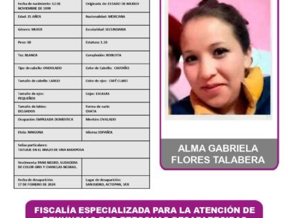 ALMA GABRIELA FLORES TALABERA