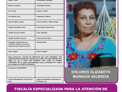 DOLORES ELIZABETH MUNGUIA VALENIA PA