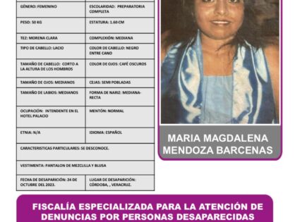 MARIA MAGDALENA MENDOZA BÁRCENAS