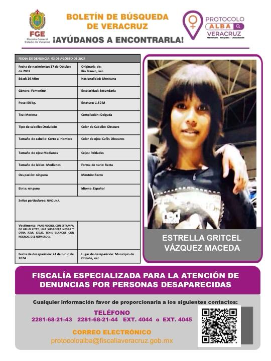 ESTRELLA GRITCEL VAZQUEZ MACEDA PA