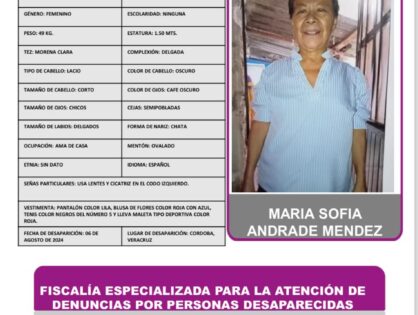 MARIA SOFIA ANDRADE MENDEZ PA