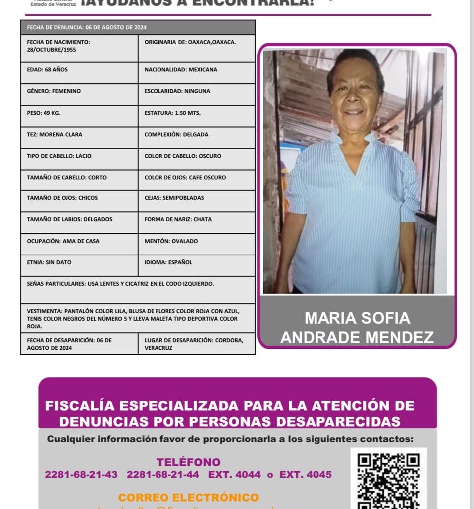 MARIA SOFIA ANDRADE MENDEZ PA