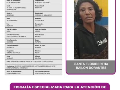 SANTA FLORIBERTHA BAILON DORANTES PA