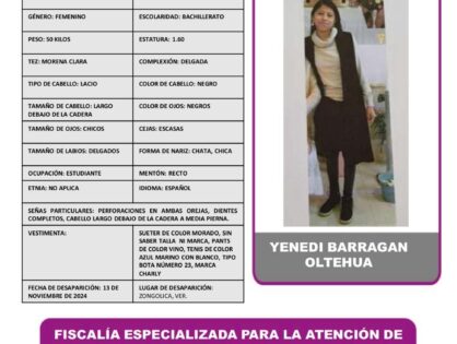 YENEDI BARRAGAN OLTEHUA PA