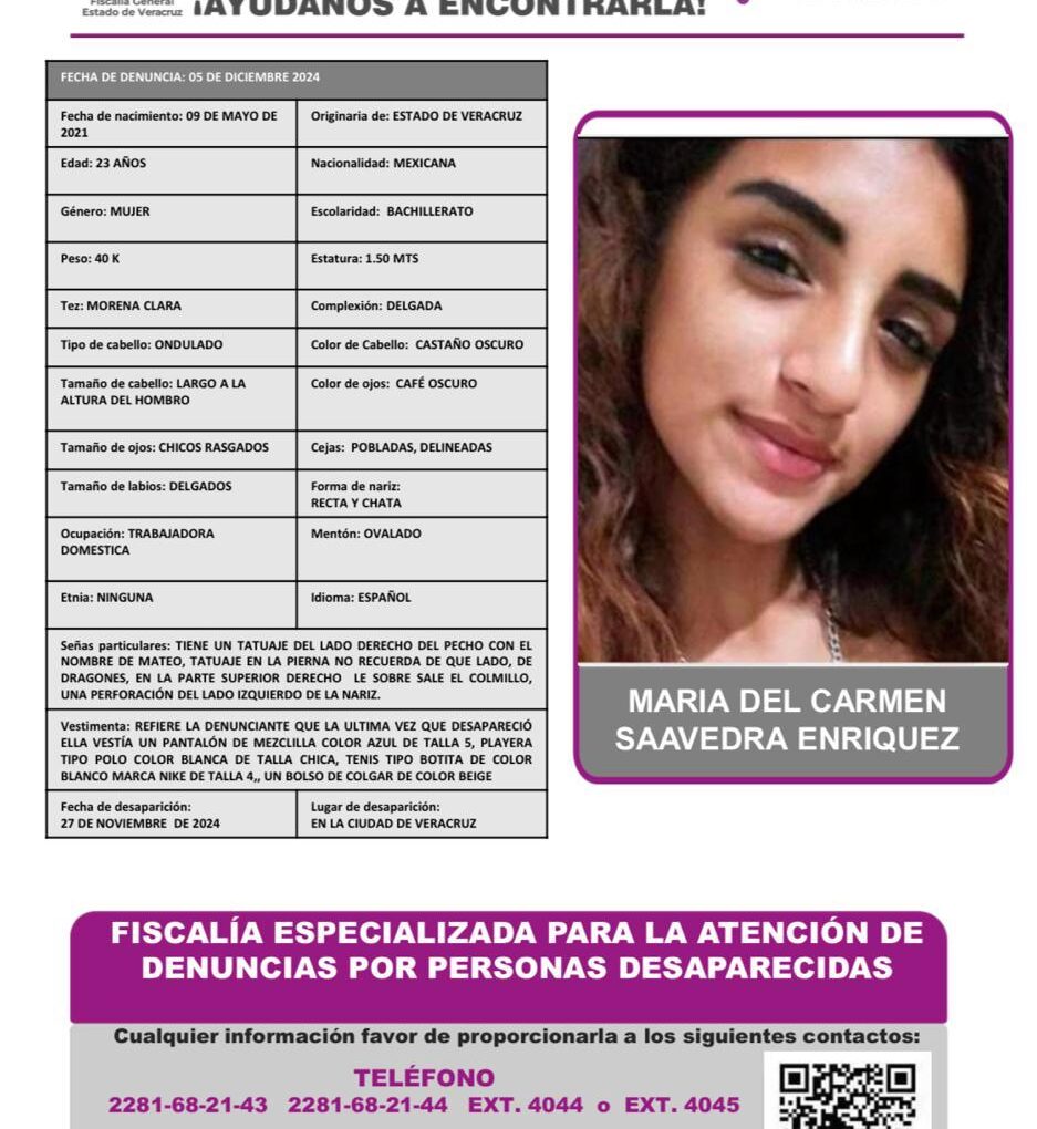 MARIA DEL CARMEN SAAVEDRA ENRIQUEZ PA (ACTIVADAS)