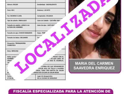 MARIA DEL CARMEN SAAVEDRA ENRIQUEZ PA (DESACTIVADAS)