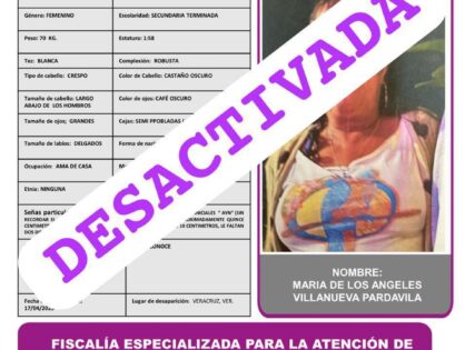 MARIA DE LOS ANGELES VILLANUEVA PARDAVILLA