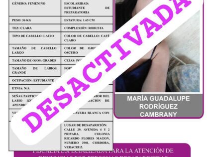 María Guadalupe Rodríguez Cambrany