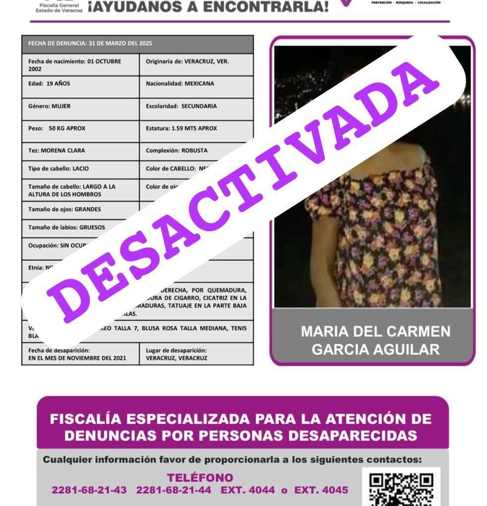 MARIA DEL CARMEN GARCIA AGUILAR