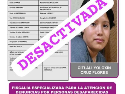 CITLALI YOLOXIN CRUZ FLORES