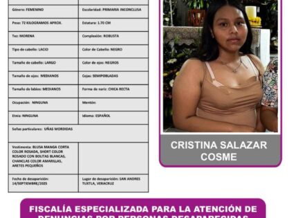 CRISTINA SALAZAR COSME