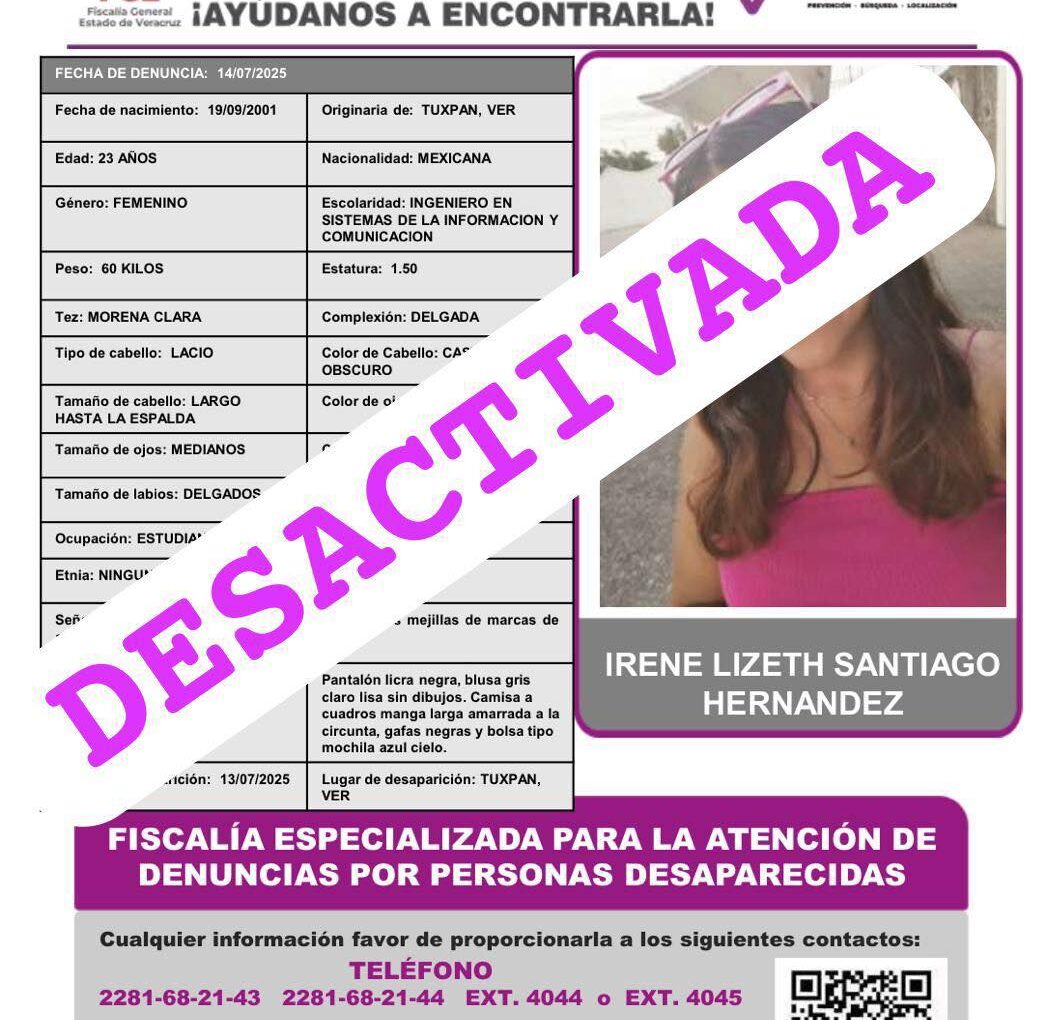 IRENE LIZETH SANTIAGO HERNANDEZ