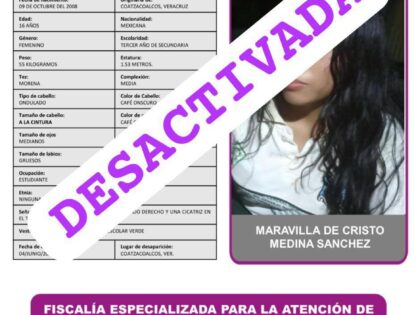 MARAVILLA DE CRISTO MEDINA SANCHEZ