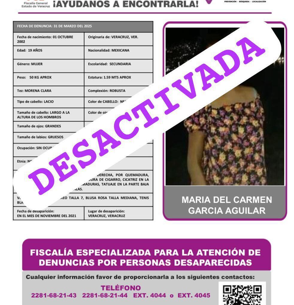 MARIA DEL CARMEN GARCIA AGUILAR