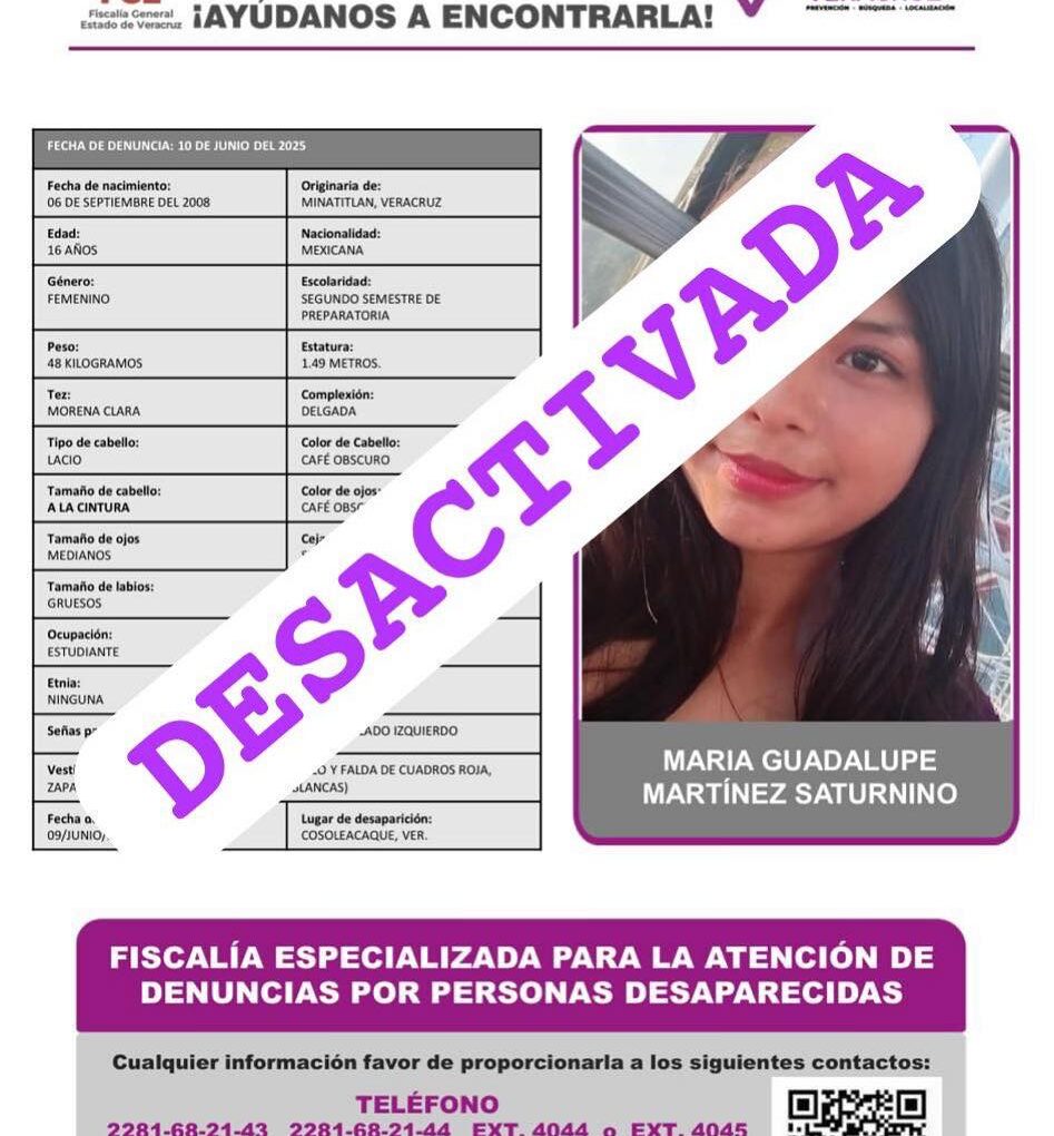 MARIA GUADALUPE MARTINEZ SATURNINO