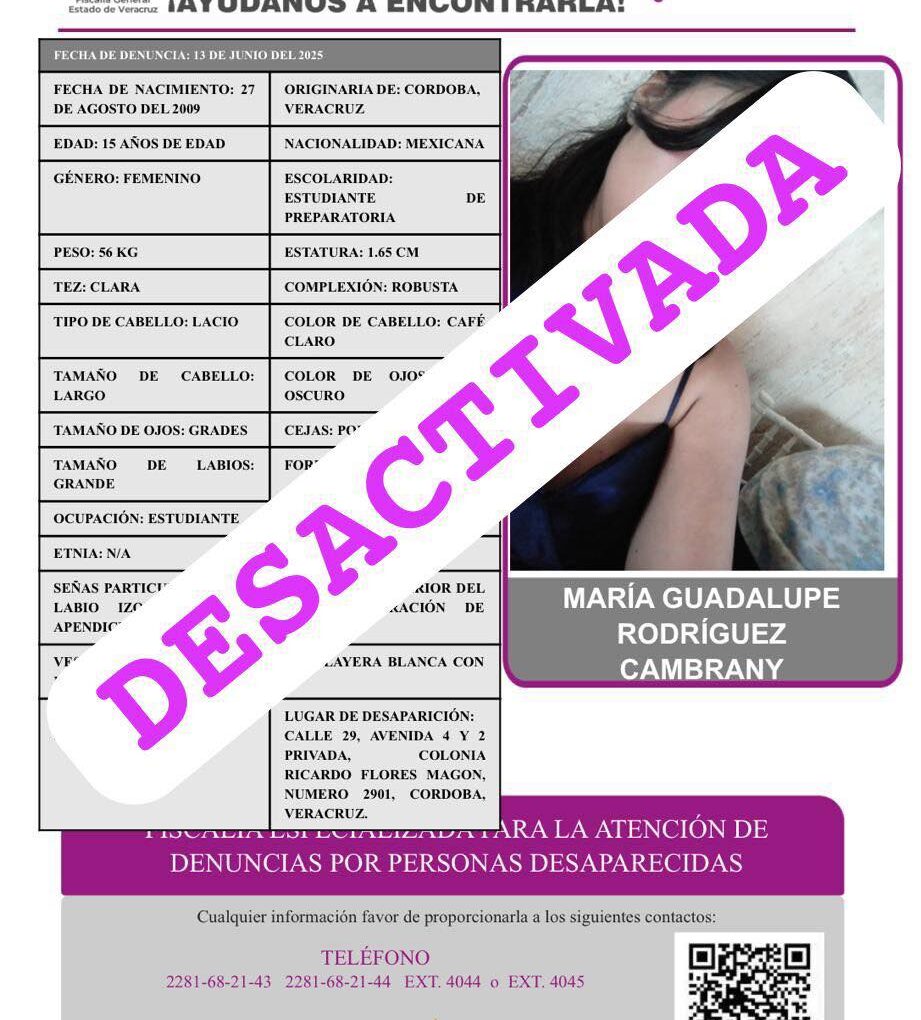 MARIA GUADALUPE RODRIGUEZ CAMBRANY