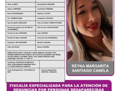 REYNA MARGARITA SANTIAGO CANELA