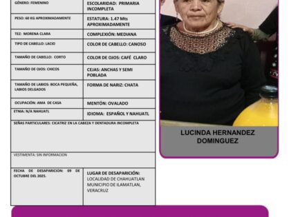 LUCINDA HERNÁNDEZ DOMÍNGUEZ