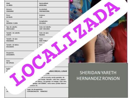 SHERIDAN YARETH HERNANDEZ RONSON