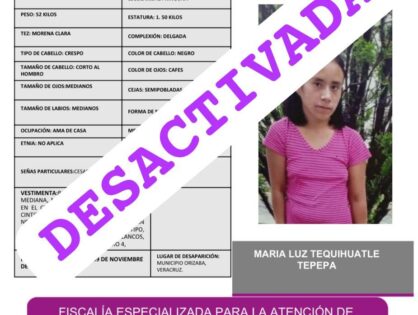 MARÍA LUZ  TEQUIHUATLE TEPEPA