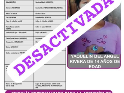 YAQUELIN DEL ÁNGEL RIVERA