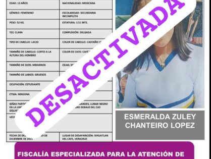 ESMERALDA ZULEY CHANTEIRO LÓPEZ