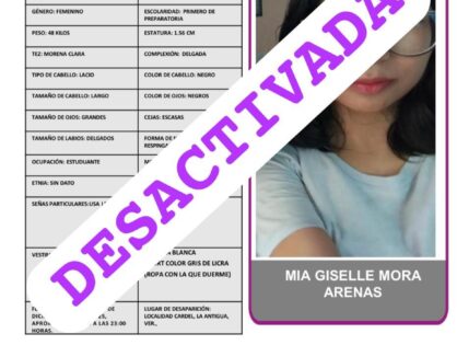MIA GISELLE MORA ARENAS