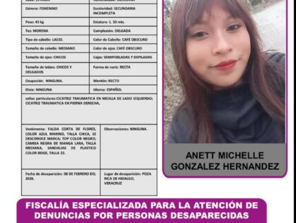 ANETT MICHELLE GONZÁLEZ HERNÁNDEZ
