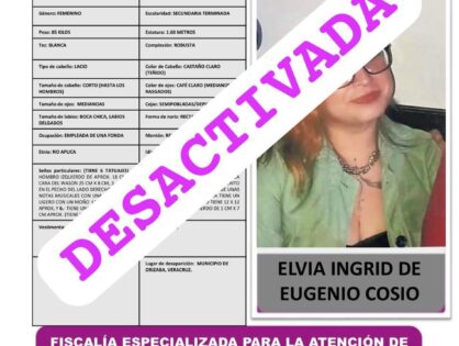 ELVIA INGRID DE EUGENIO COSÍO