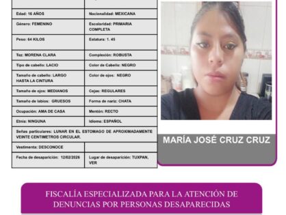 MARÍA JOSÉ CRUZ CRUZ