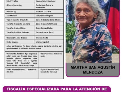 MARTHA SAN AGUSTÍN MENDOZA