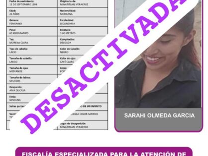 SARAHÍ OLMEDA GARCIA