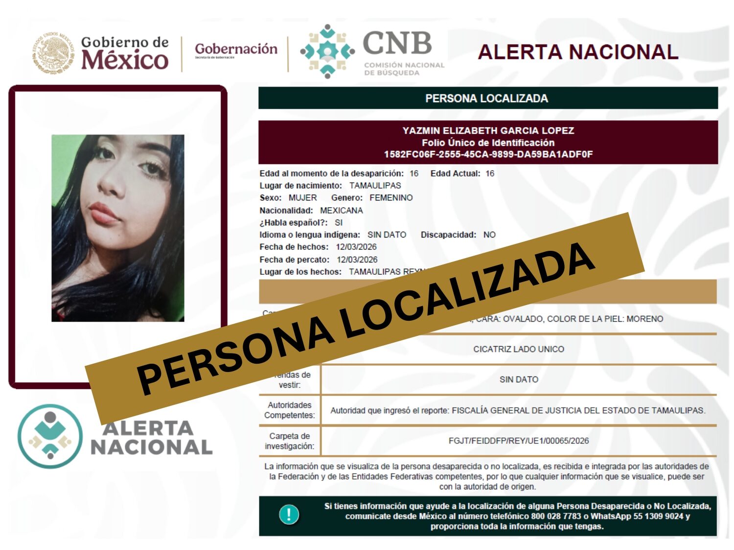 YAZMIN ELIZABETH GARCIA LOPEZ