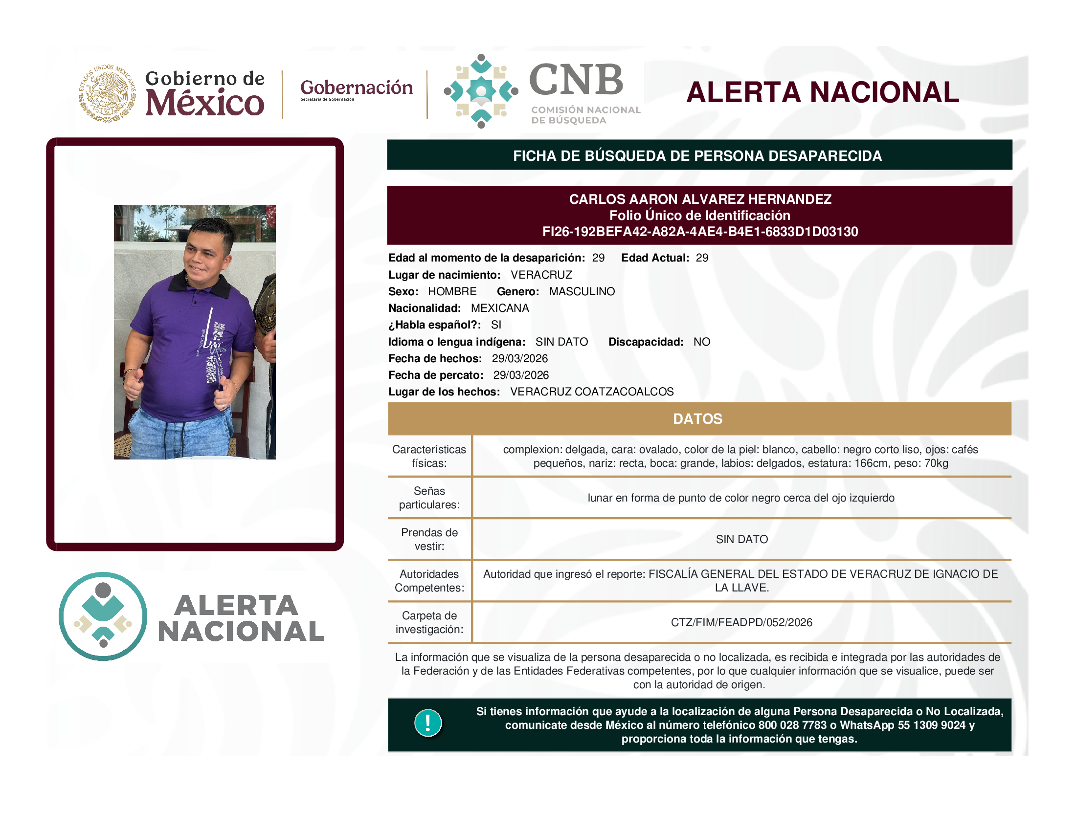 CARLOS AARON ALVAREZ HERNANDEZ
