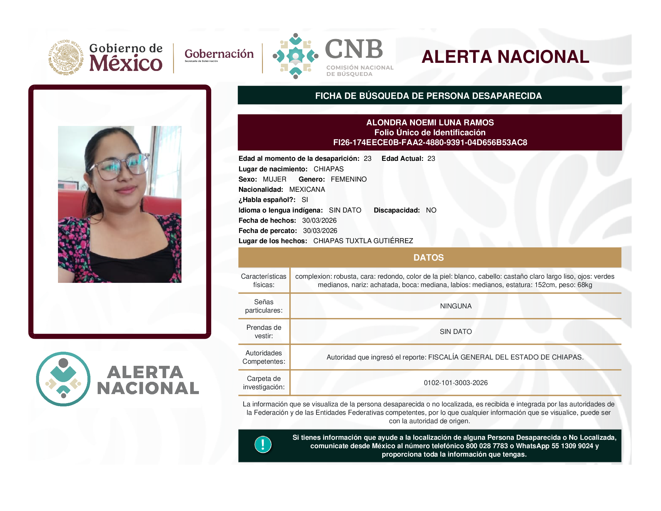ALONDRA NOEMI LUNA RAMOS
