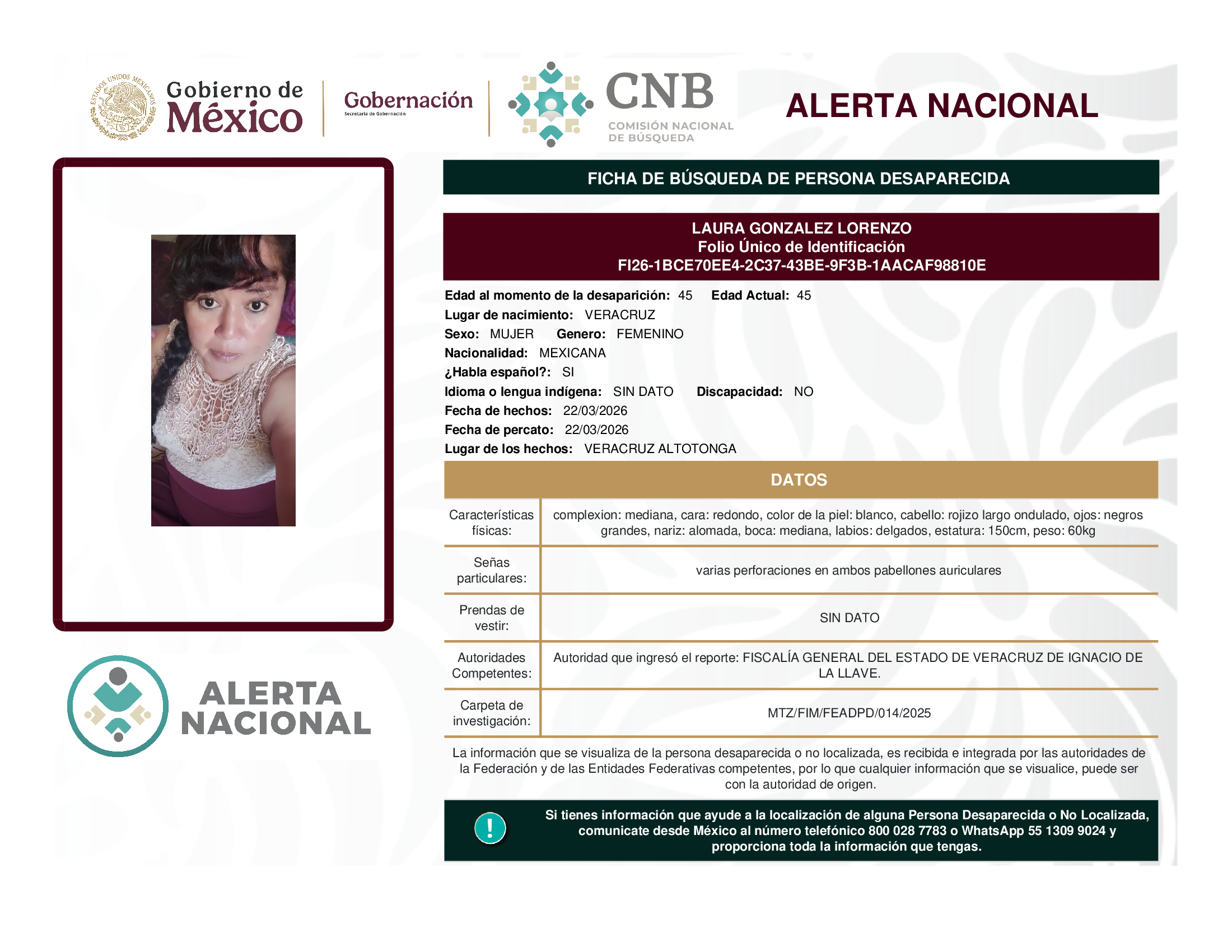 LAURA GONZALEZ LORENZO