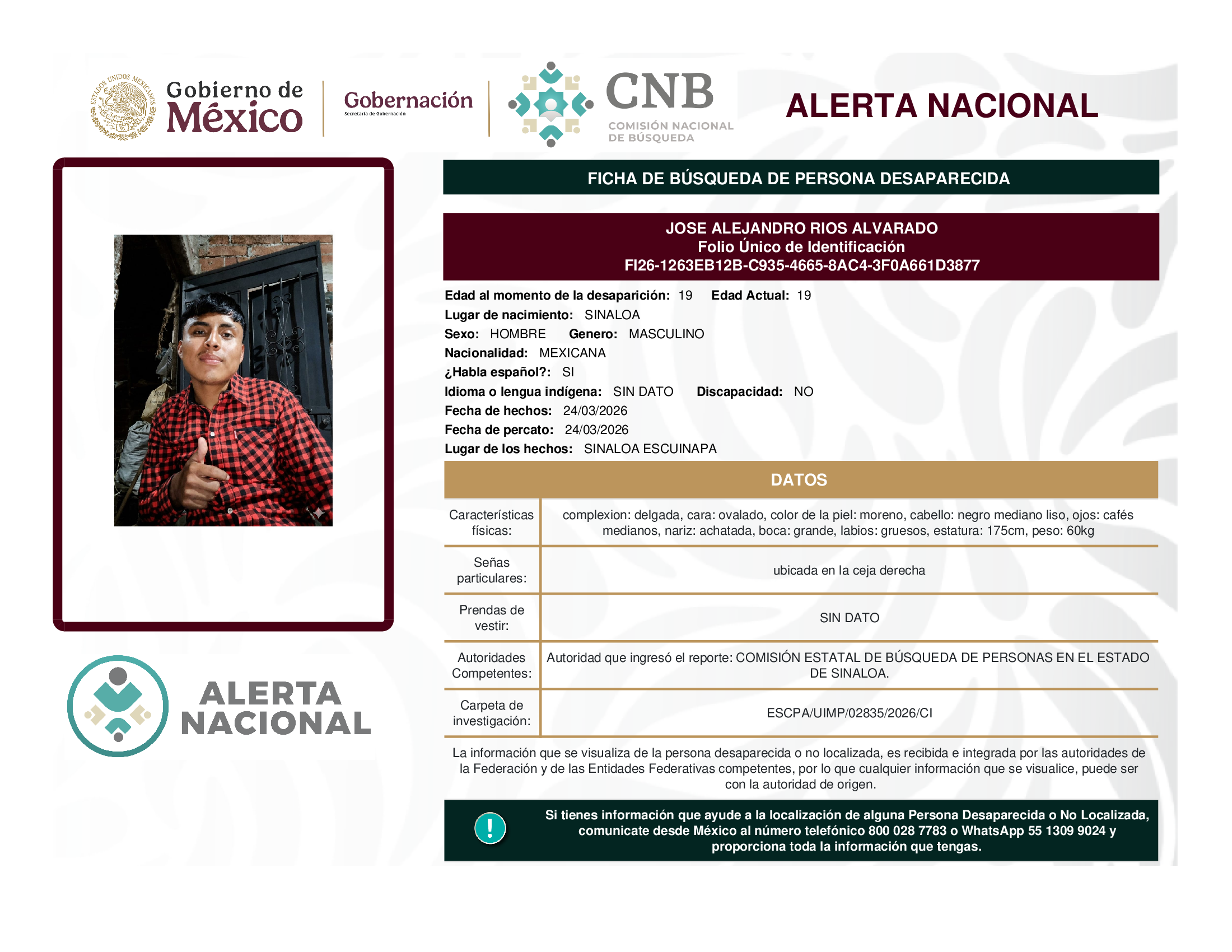 JOSE ALEJANDRO RIOS ALVARADO