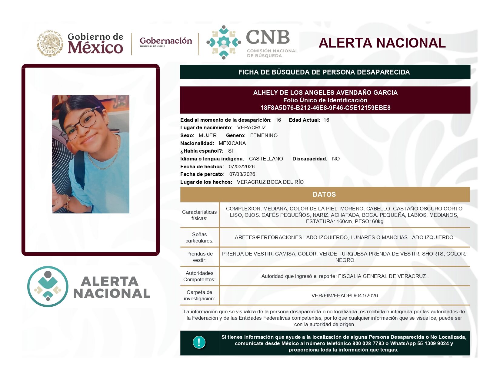 ALHELY DE LOS ANGELES AVENDAÑO GARCIA