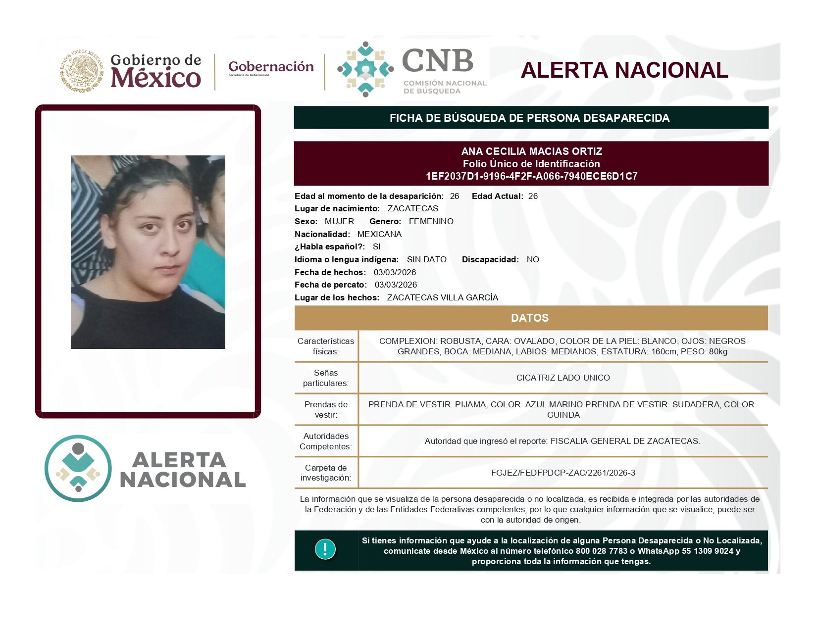 ANA CECILIA MACIAS ORTIZ