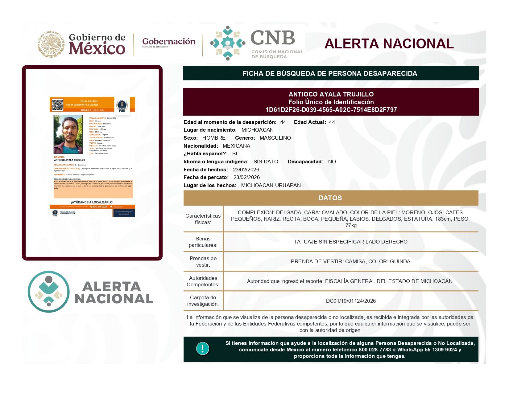 ANTIOCO AYALA TRUJILLO