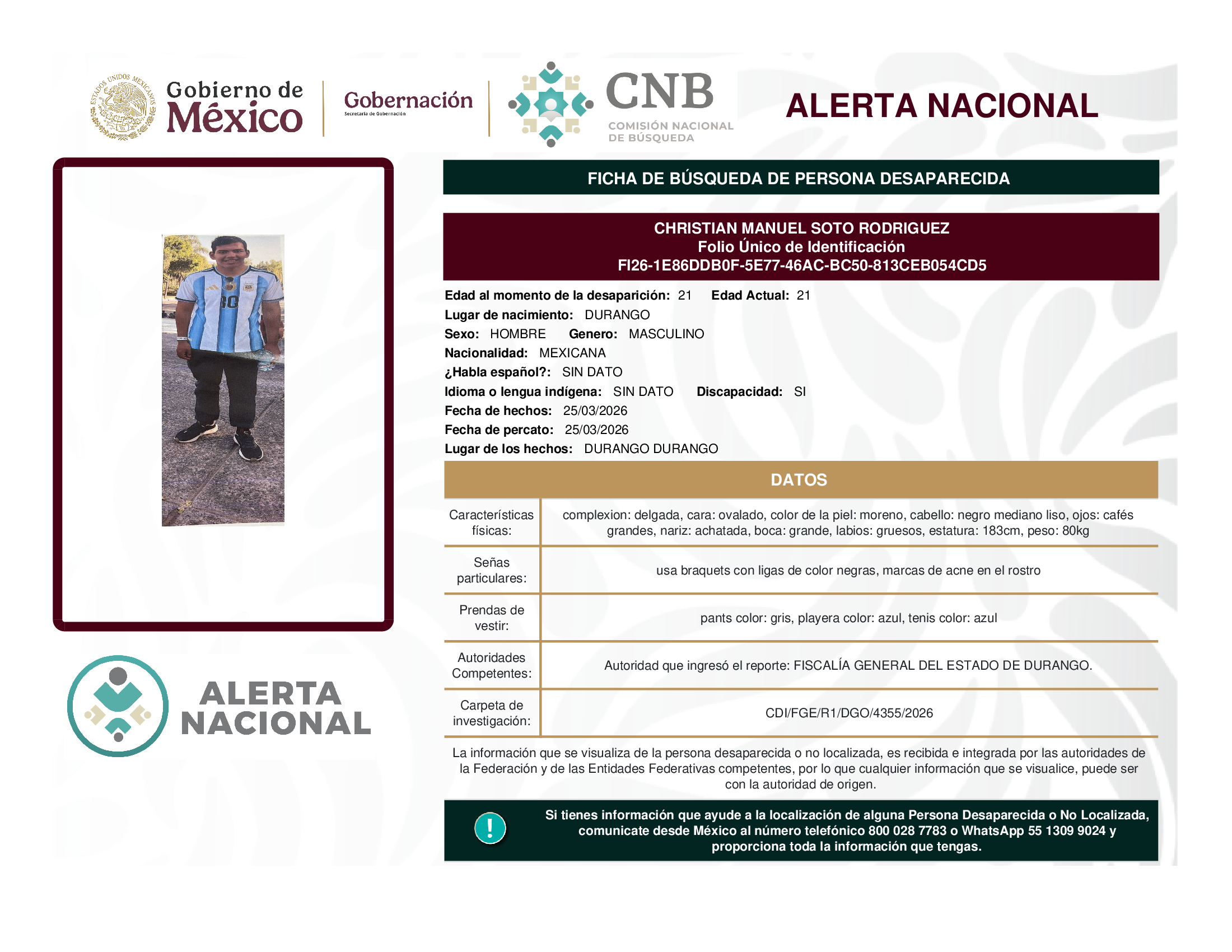 CHRISTIAN MANUEL SOTO RODRIGUEZ