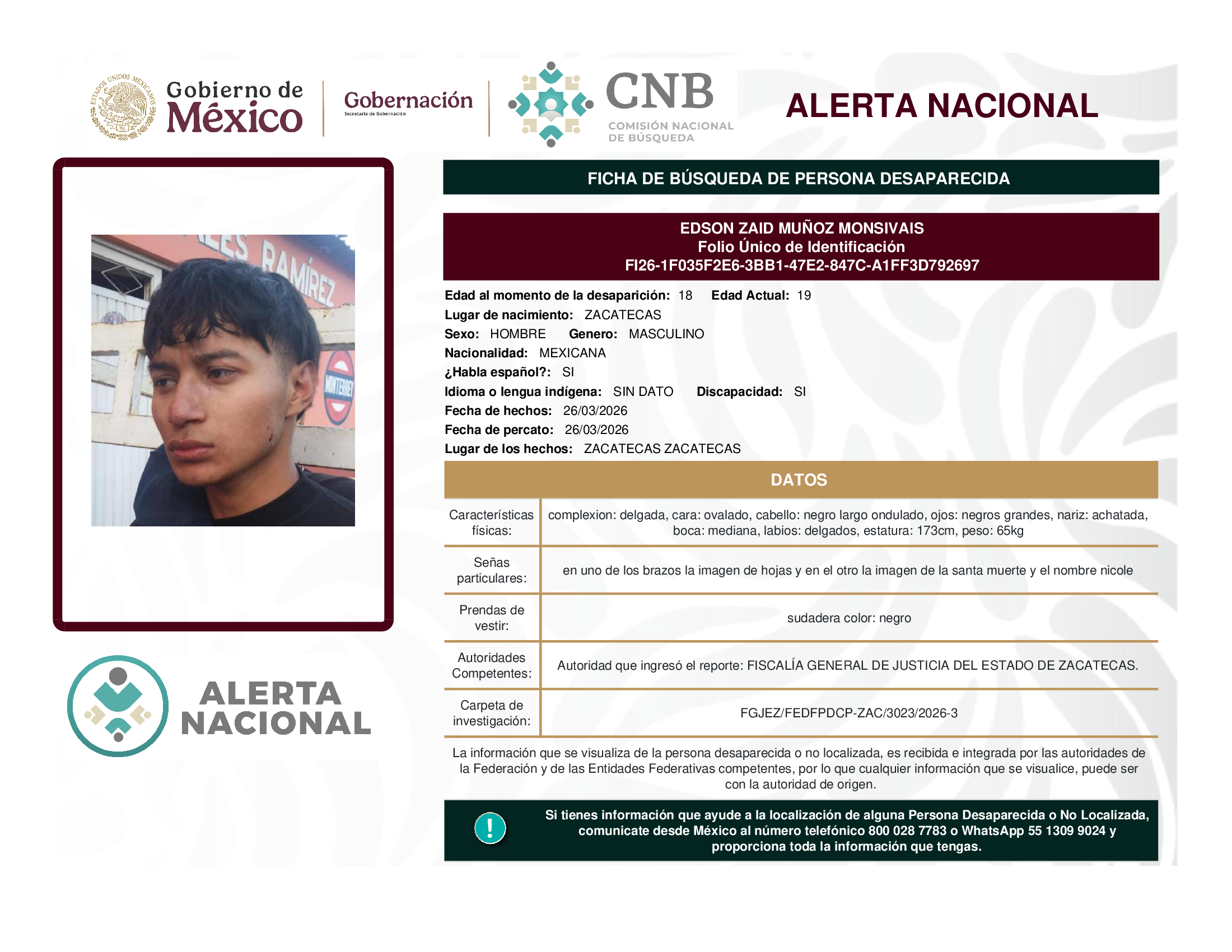 EDSON ZAID MUÑOZ MONSIVAIS