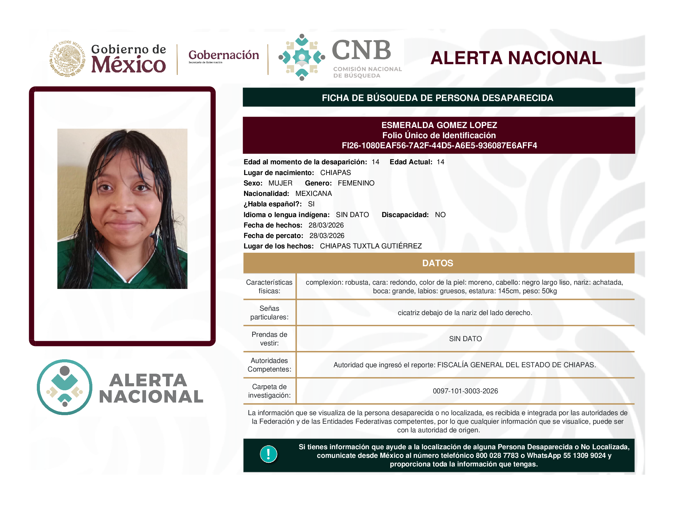 ESMERALDA GOMEZ LOPEZ