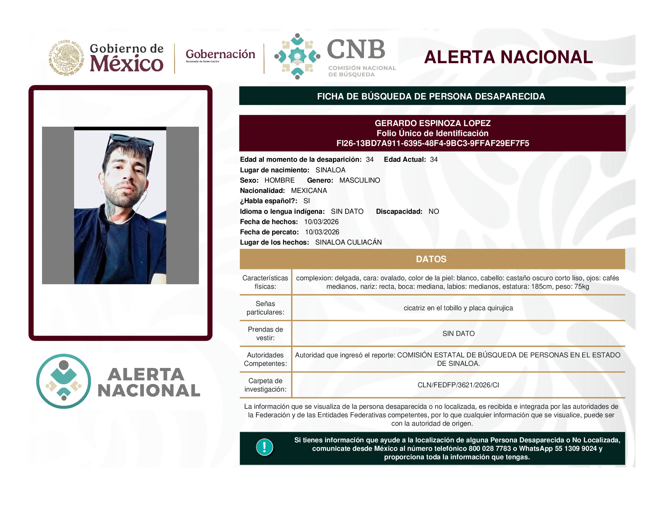 GERARDO ESPINOZA LOPEZ