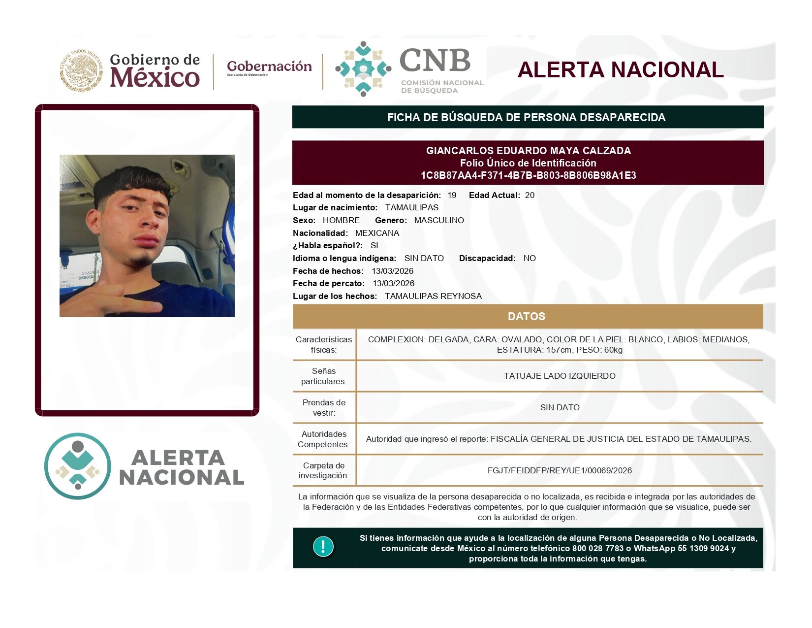 GIANCARLOS EDUARDO MAYA CALZADA