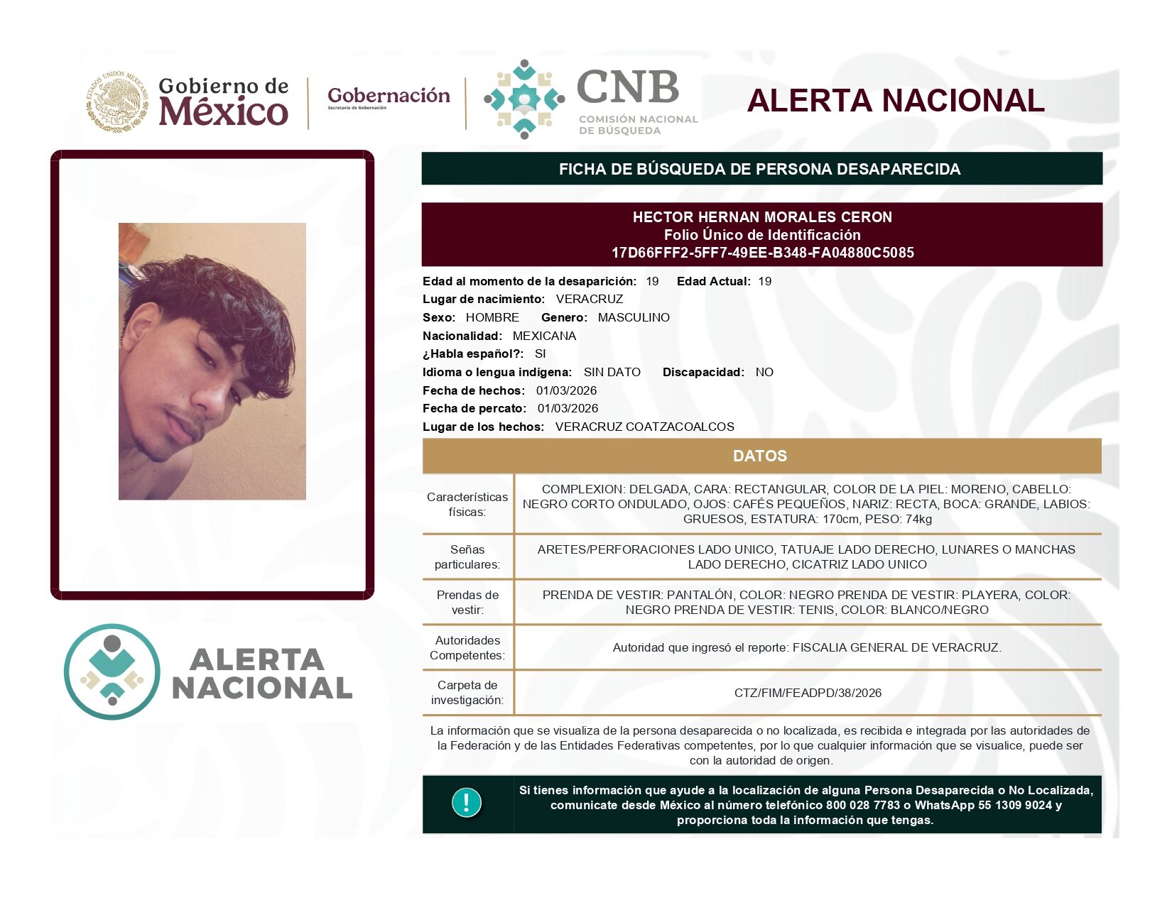 HECTOR HERNAN MORALES CERON