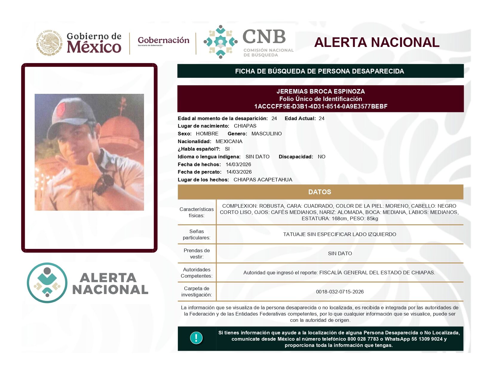 JEREMIAS BROCA ESPINOZA