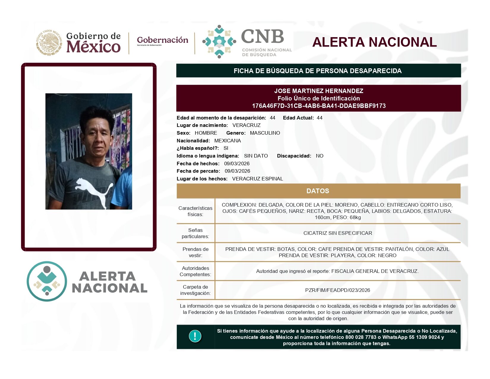 JOSE MARTINEZ HERNANDEZ