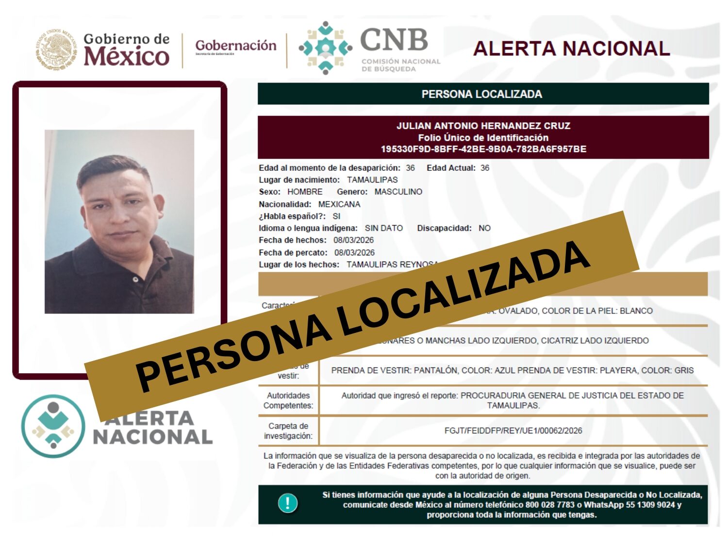 JULIAN ANTONIO HERNANDEZ CRUZ